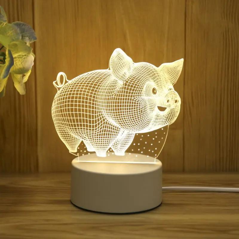 3D Creative Table Lamp - The Luxe Glow