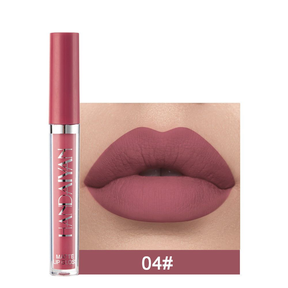 Matte Non-stick Cup Lip Gloss, Non-fading Matte Liquid Lipstick - The Luxe Glow