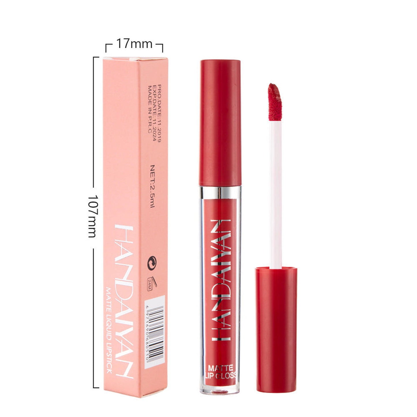 Matte Non-stick Cup Lip Gloss, Non-fading Matte Liquid Lipstick - The Luxe Glow