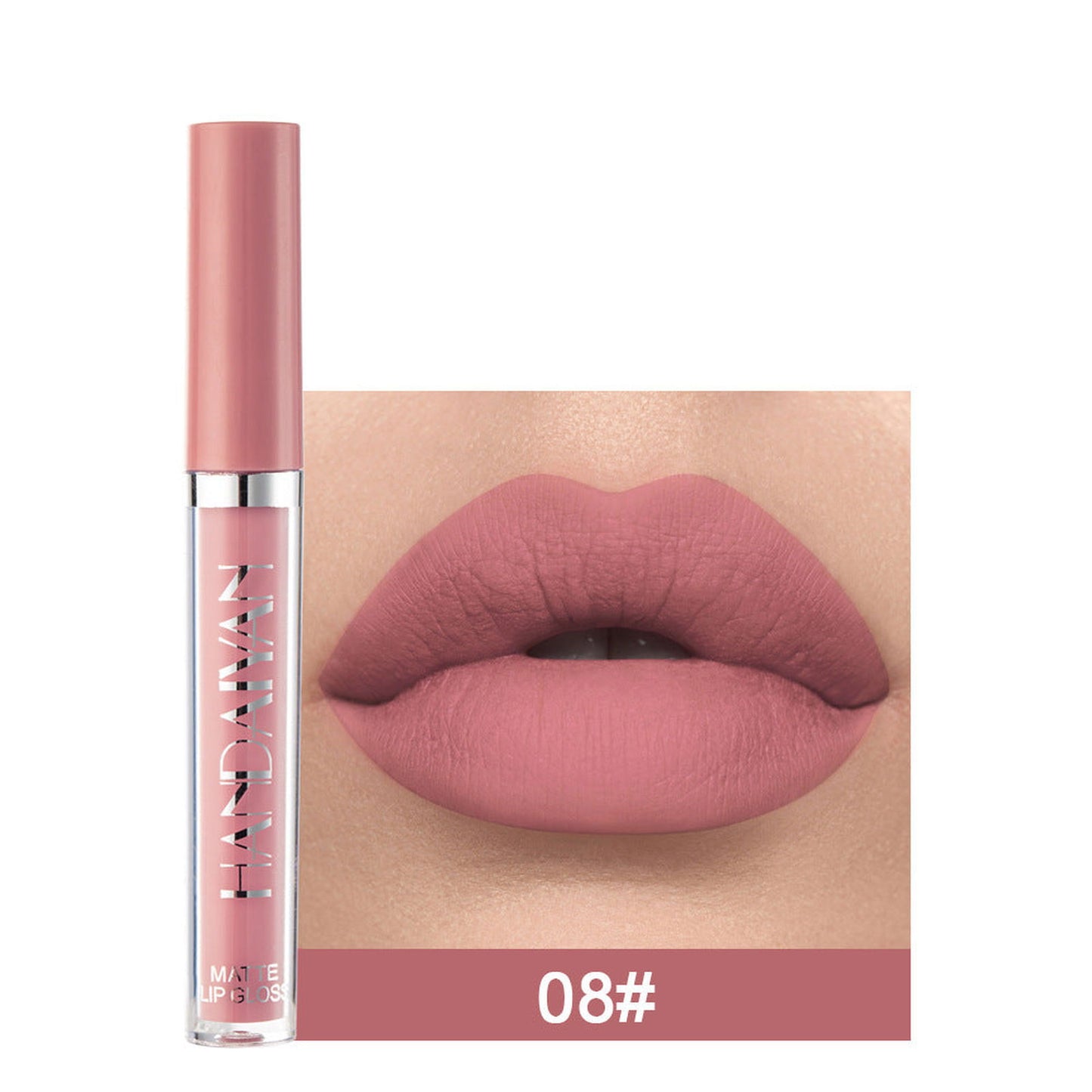 Matte Non-stick Cup Lip Gloss, Non-fading Matte Liquid Lipstick - The Luxe Glow