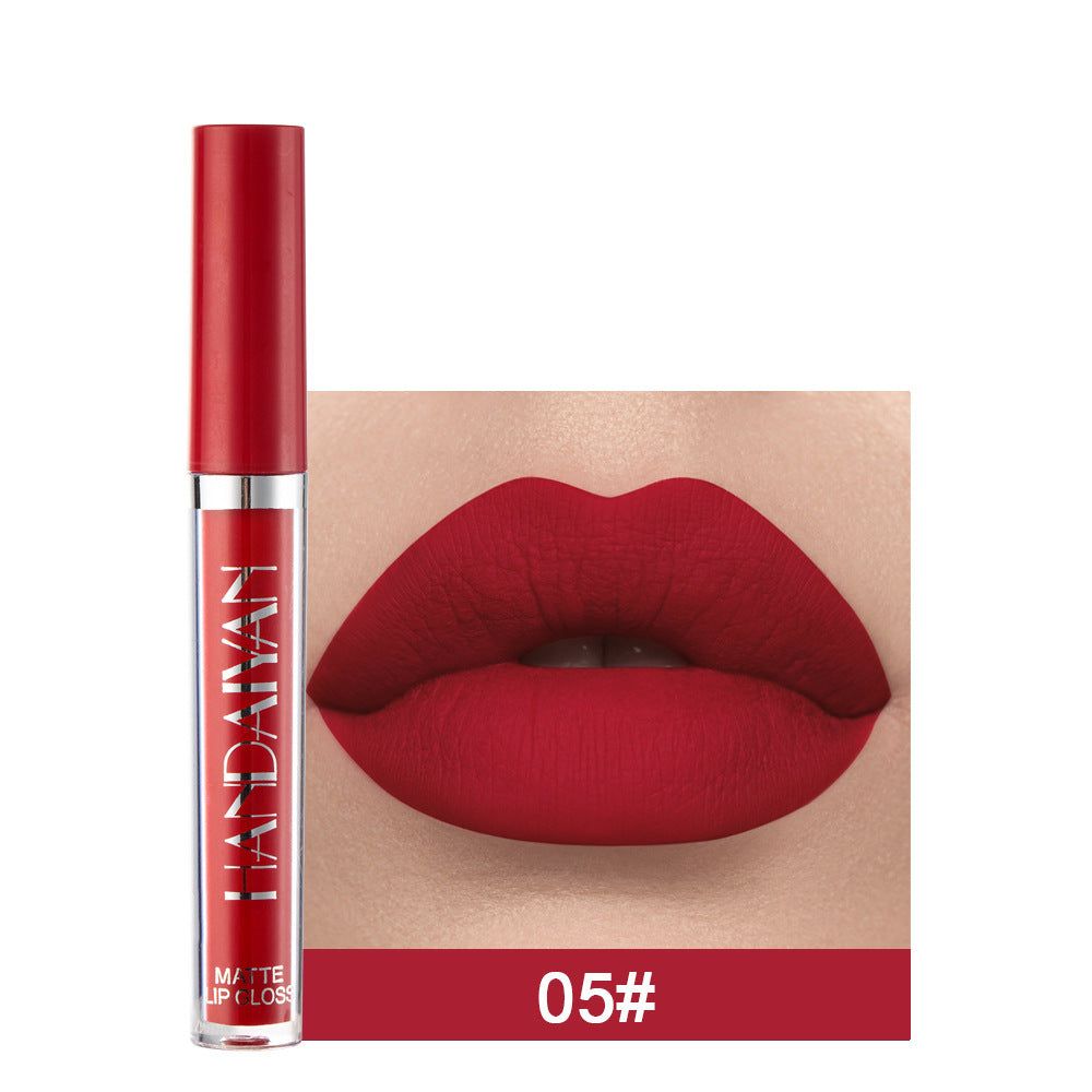 Matte Non-stick Cup Lip Gloss, Non-fading Matte Liquid Lipstick - The Luxe Glow