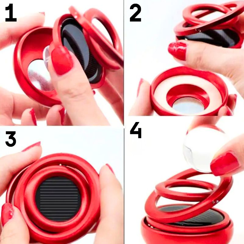 Car Solar Air Freshener - The Luxe Glow 