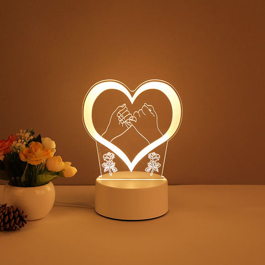 3D Creative Table Lamp - The Luxe Glow 