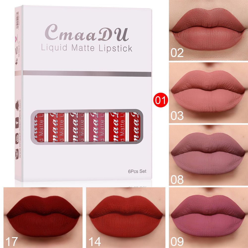 6 colors lip gloss - The Luxe Glow 
