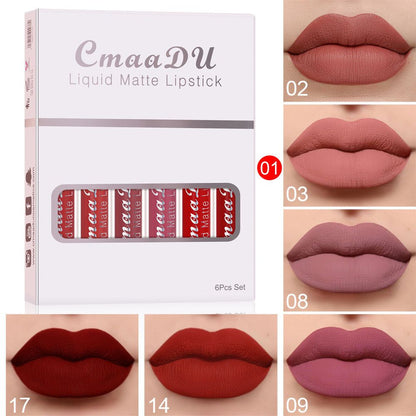 6 colors lip gloss - The Luxe Glow 