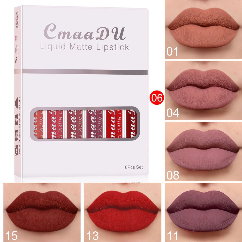 6 colors lip gloss - The Luxe Glow 