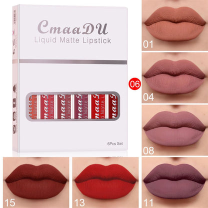 6 colors lip gloss - The Luxe Glow 