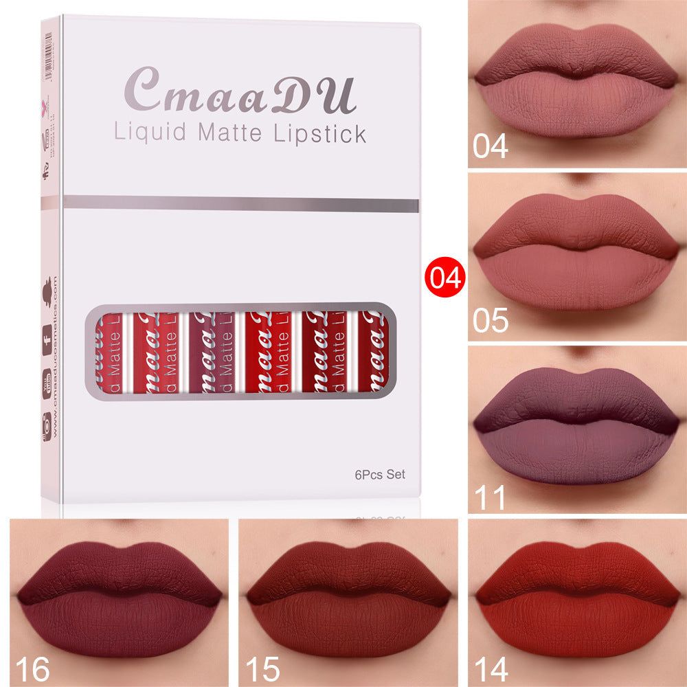 6 colors lip gloss - The Luxe Glow 