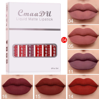 6 colors lip gloss - The Luxe Glow 