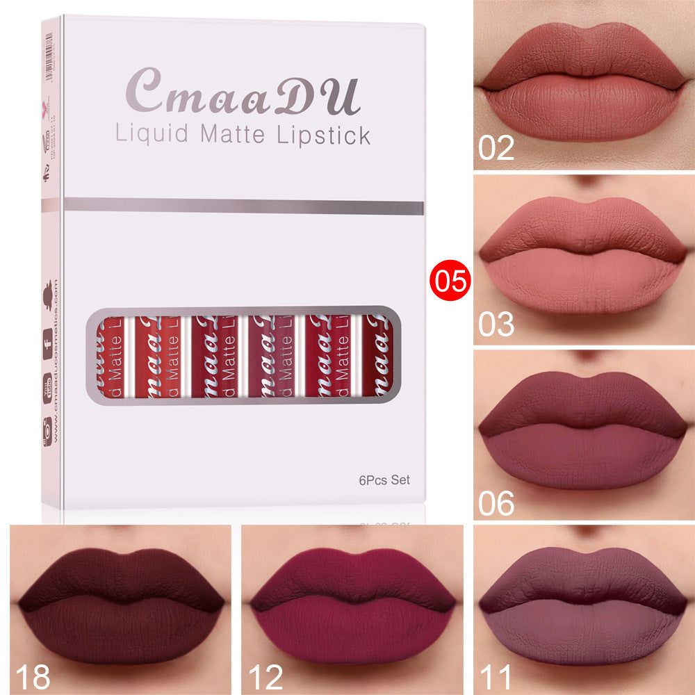 6 colors lip gloss - The Luxe Glow 