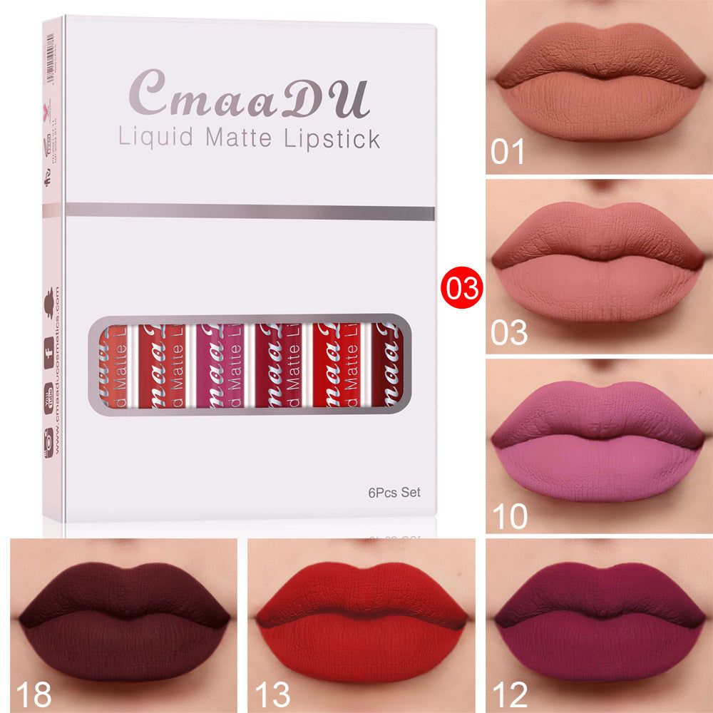 6 colors lip gloss - The Luxe Glow 