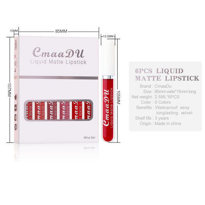 6 colors lip gloss - The Luxe Glow 