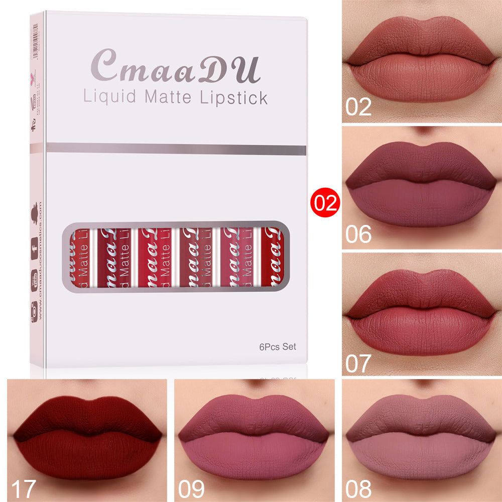 6 colors lip gloss - The Luxe Glow 