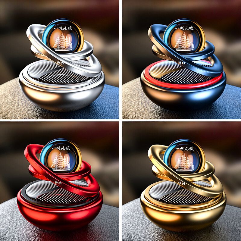 Car Solar Air Freshener - The Luxe Glow 