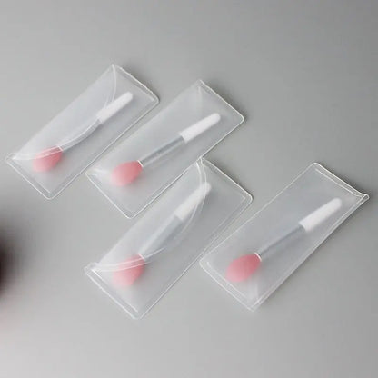 Crystal rod lip brush red brush lip gloss brush - The Luxe Glow 