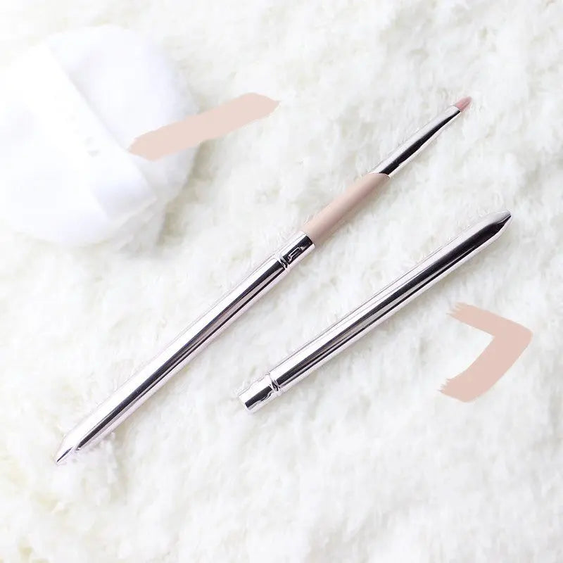 Crystal rod lip brush red brush lip gloss brush - The Luxe Glow 