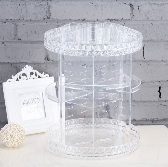 Diamond wave Makeup Organizer - The Luxe Glow 