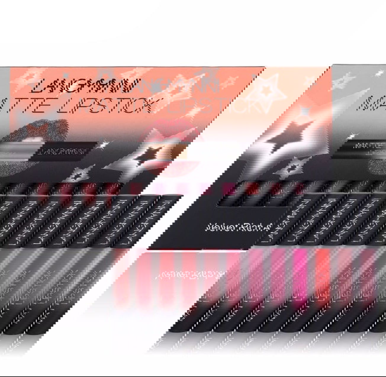 Matte Lipstick Waterproof Long-lasting Velvet Lipstick Set - The Luxe Glow 