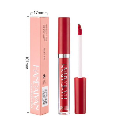 Matte Non-stick Cup Lip Gloss, Non-fading Matte Liquid Lipstick - The Luxe Glow 