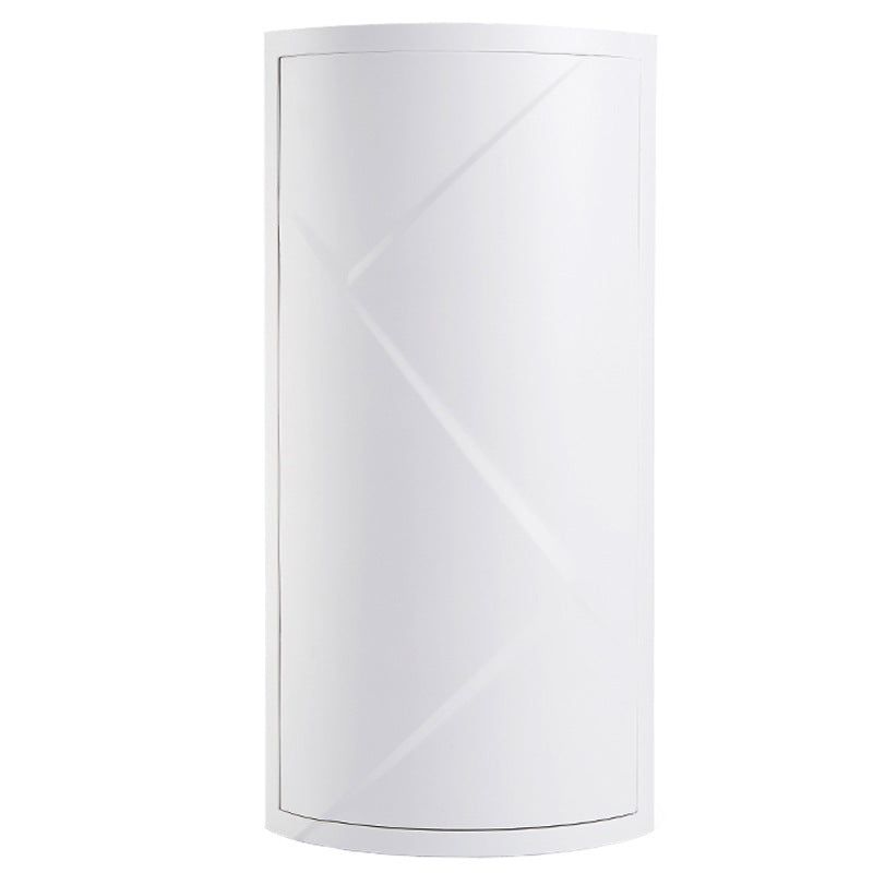 Rotatable Bathroom Makeup Organizer Corner Plastic Wall Mounted Storage Rack Box - The Luxe Glow 