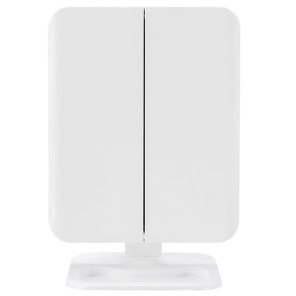 Trifold Makeup Mirror With Light 68 LED Vanity Mirrors 10X Magnifying 180Rotation - The Luxe Glow 