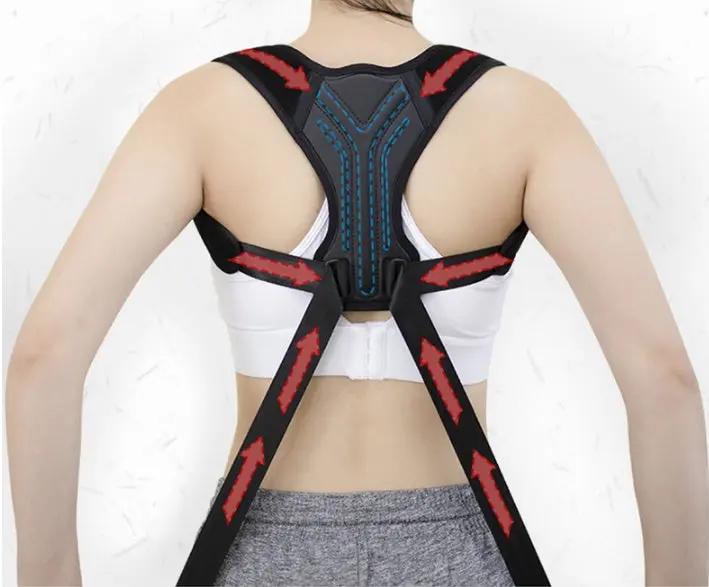 Adjustable Back Shoulder Posture Corrector Belt - The Luxe Glow 